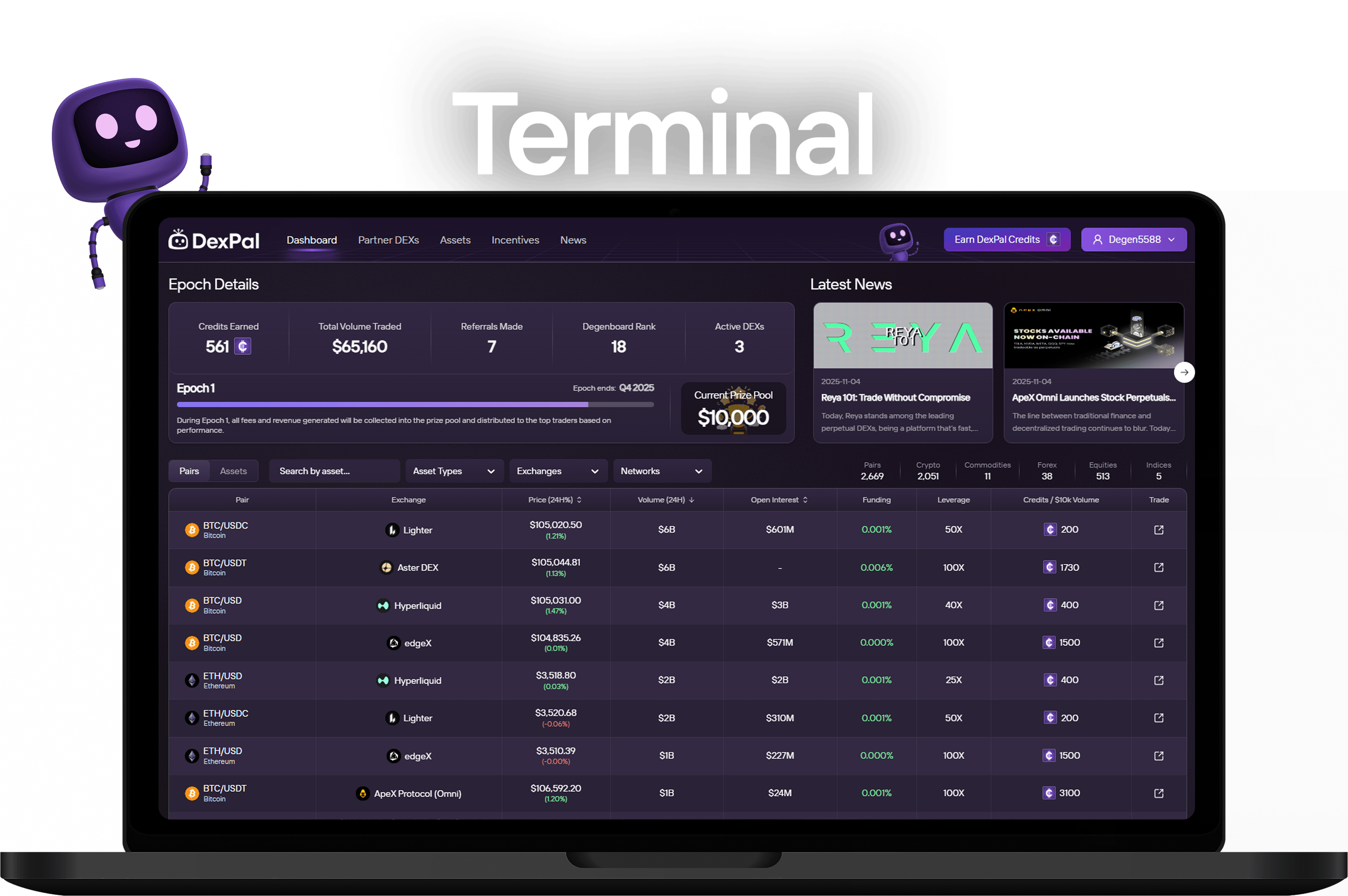 DexPal Terminal
